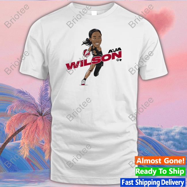 A'ja Wilson Caricature T Shirt Breakingt Merch A'ja Wilson Caricature T Shirt Breakingt Merch
