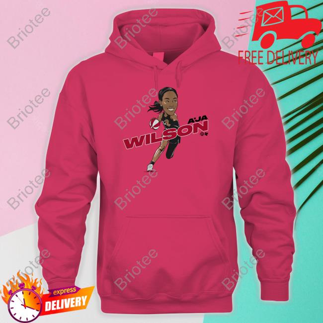 A'ja Wilson Caricature T Shirt Breakingt Merch A'ja Wilson Caricature T Shirt Breakingt Merch