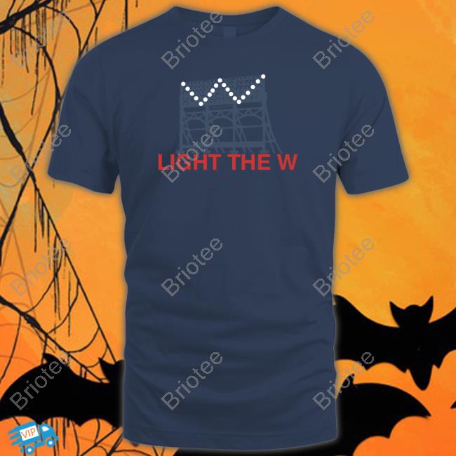 Obvious Shirts Merch Light The W T Shirts Chicago Cubs - Briotee