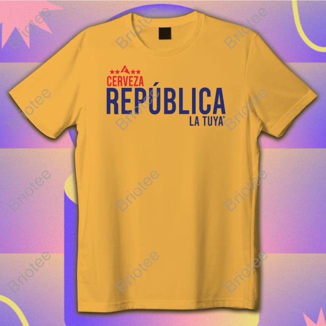 Esto No Es Radio Cerveza Republica La Tuya Tee Shirt Esto No Es Radio Cerveza Republica La Tuya Tee Shirt