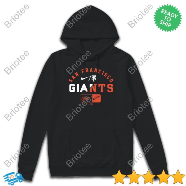 San Francisco Giants Nike Heavyweight Long Sleeve T-Shirt - Black