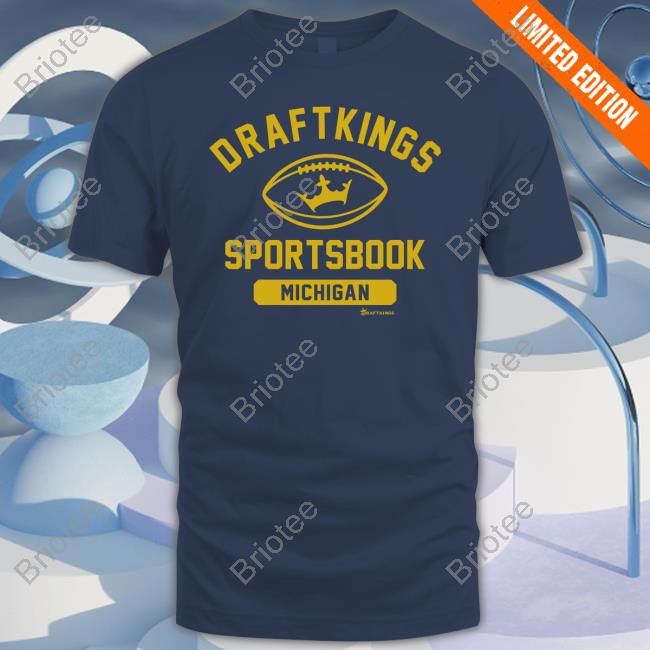 Official Draftkings Shop Draftkings Michigan Sportsbook Tee Official Draftkings Shop Draftkings Michigan Sportsbook Tee