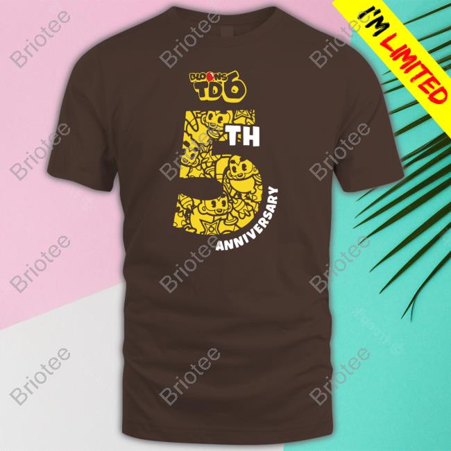Official Btd6 5 Year Anniversary Tee Shirt Official Btd6 5 Year Anniversary Tee Shirt