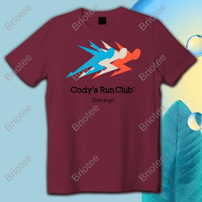 Cody's Run Club Time To Go Motion Ivory Shirt Cody's Run Club Time To Go Motion Ivory Shirt