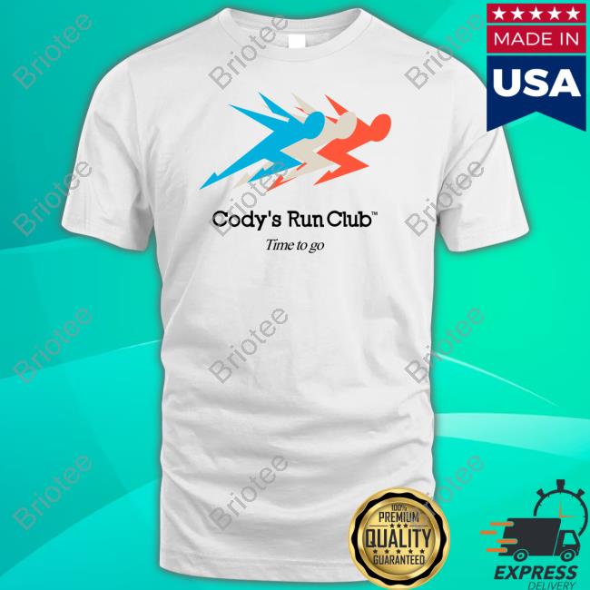 Cody's Run Club Time To Go Motion Ivory Shirt Cody's Run Club Time To Go Motion Ivory Shirt