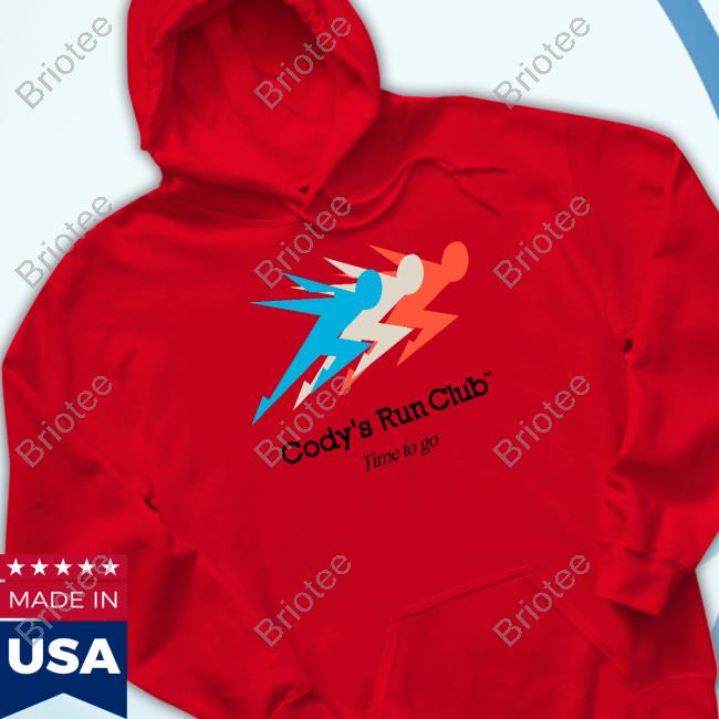 Cody's Run Club Time To Go Motion Ivory Shirt Cody's Run Club Time To Go Motion Ivory Shirt