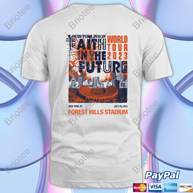 Louis Tomlinson Merch Faith In The Future Forest Hills Stadium World Tour  2023 Shirts North America - Snowshirt