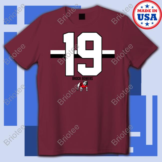 Georgia Football Brock Bowers 19 Tee Shirt - Yesweli