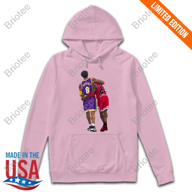 Official Kobe Bryant Michael Jordan Art Hoodie - Sgatee