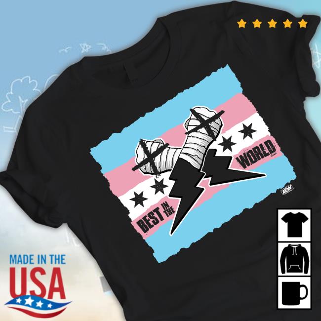 Shopaew CM Punk - Best in the World Trans Pride Shirt - Briotee