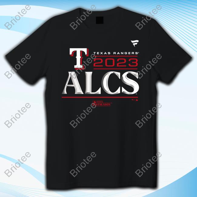 Texas Rangers Fanatics 2023 Alcs Locker Room Shirt