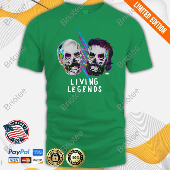 All Elite Wrestling Ftr Living Legends Skulls Crewneck Sweatshirt All Elite Wrestling Ftr Living Legends Skulls Crewneck Sweatshirt