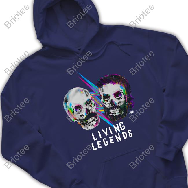 All Elite Wrestling Ftr Living Legends Skulls Crewneck Sweatshirt All Elite Wrestling Ftr Living Legends Skulls Crewneck Sweatshirt