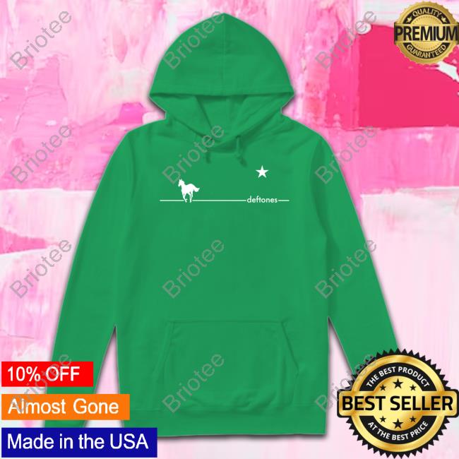 Official Deftones Shop White Pony Navy Flag Hoodie Official Deftones Shop White Pony Navy Flag Hoodie