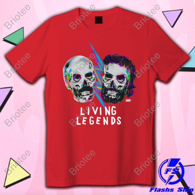All Elite Wrestling Ftr Living Legends Skulls Crewneck Sweatshirt All Elite Wrestling Ftr Living Legends Skulls Crewneck Sweatshirt