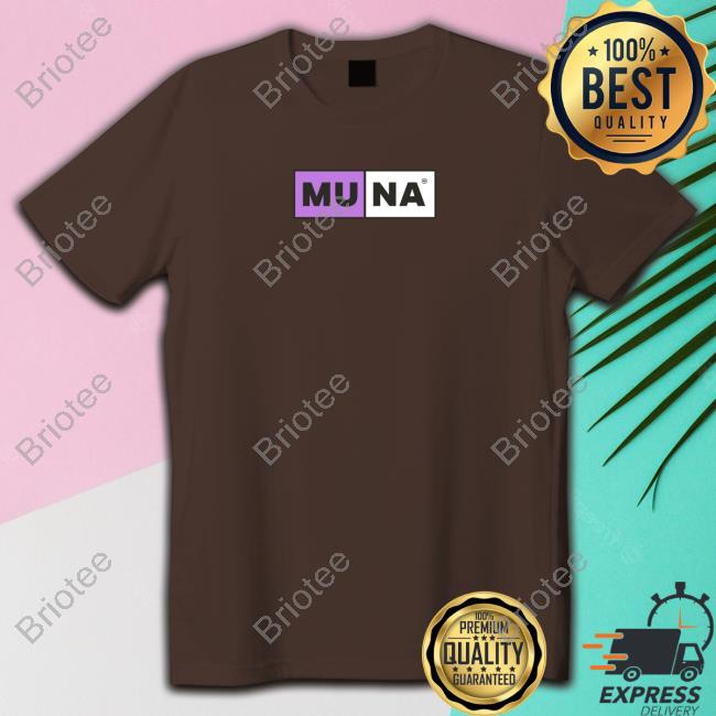 Muna Merch Sad Soft Pop Songs Logo Brown Tee Muna Merch Sad Soft Pop Songs Logo Brown Tee