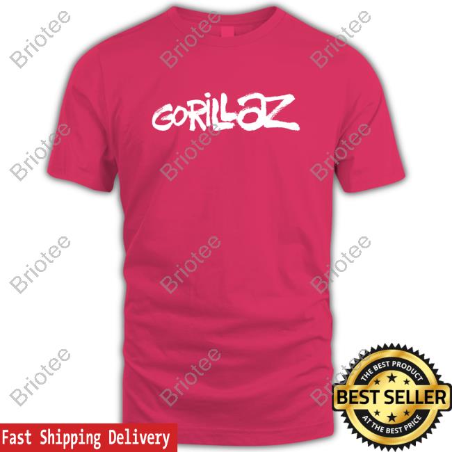 Official Gorillaz Merch Graffiti Logo T-Shirt Official Gorillaz Merch Graffiti Logo T-Shirt