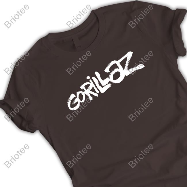 Official Gorillaz Merch Graffiti Logo T-Shirt Official Gorillaz Merch Graffiti Logo T-Shirt