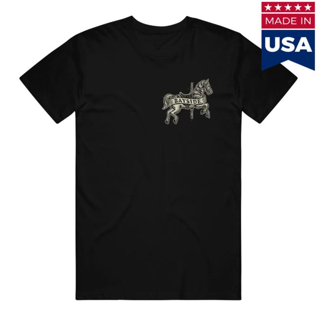 Official Bayside Merch Not Fair Black Shirts Official Bayside Merch Not Fair Black Shirts