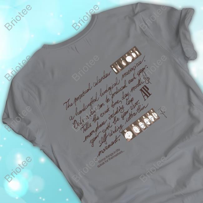 Cj X Ap Perpetual Calendar T-Shirt Cj X Ap Perpetual Calendar T-Shirt