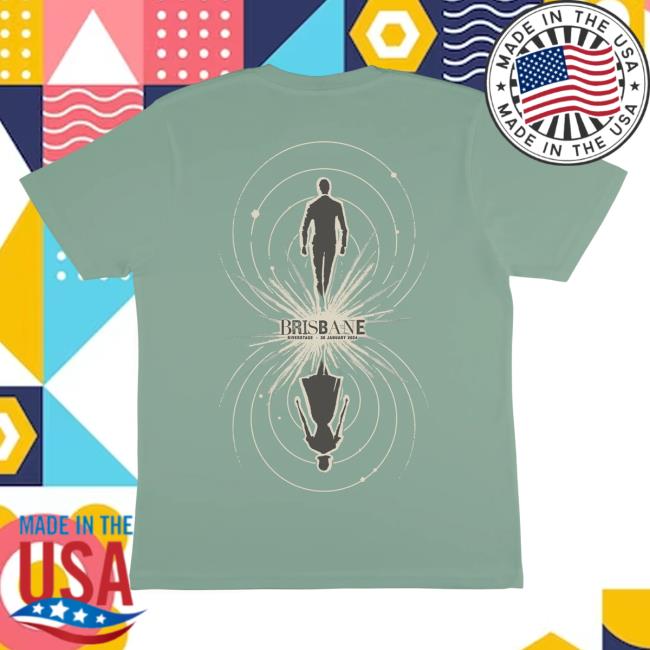 Official Louis Tomlinson Merch Store Shop Louis Tomlinson Brisbane Riverstage World Tour Green T-Shirt - Australia