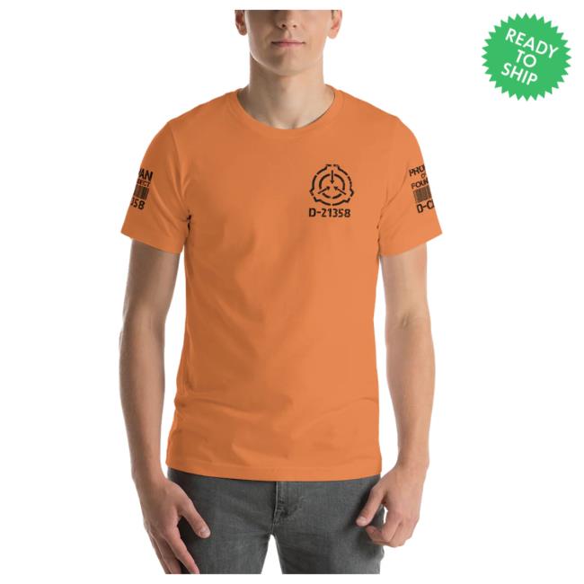 The SCP Store Merch D-Class Multi Sided Deluxe Unisex Tee Shirt The SCP Store Merch D-Class Multi Sided Deluxe Unisex Tee Shirt