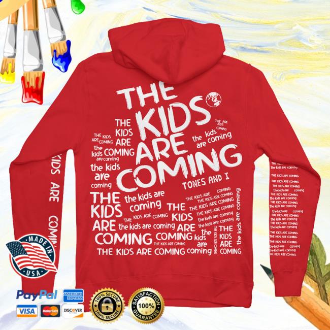 Official Tones And I Toni Watson The Kids Red Crewneck