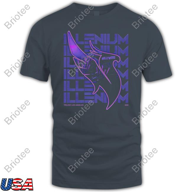 Official Shop Illenium Store Merch Trilogy LA Stacked Tee Official Shop Illenium Store Merch Trilogy LA Stacked Tee