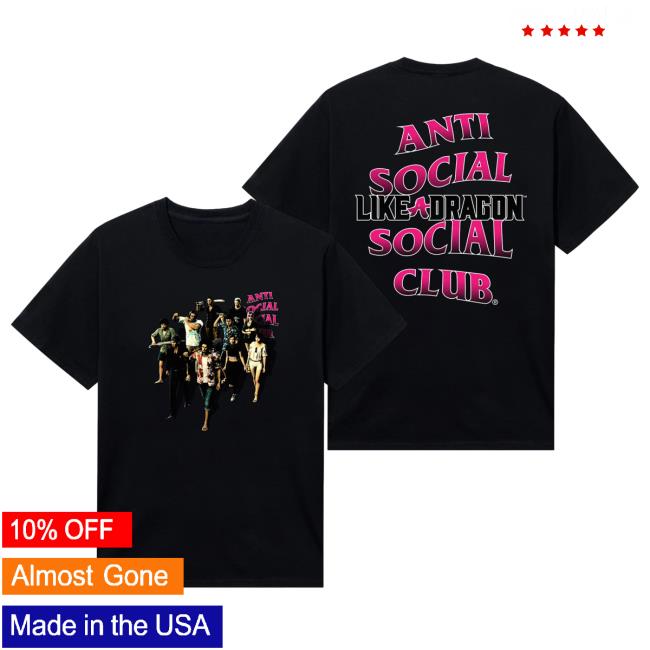 Official Anti Social Socia Lclub Shop Merch ASSC x Like A Dragon