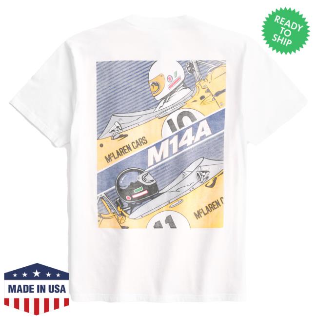Hollister Relaxed Mclaren Graphic Tee in White for Men