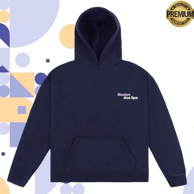 Official Dua Lipa Merch Store Dua Lipa Illusion Navy Hoody Dua Lipa Apparel Clothing Shop DuaLipa Official Dua Lipa Merch Store Dua Lipa Illusion Navy Hoody Dua Lipa Apparel Clothing Shop DuaLipa