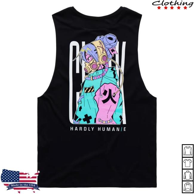 Official Cloak Brand Hardly Humane Muscle T-Shirt Official Cloak Brand Hardly Humane Muscle T-Shirt