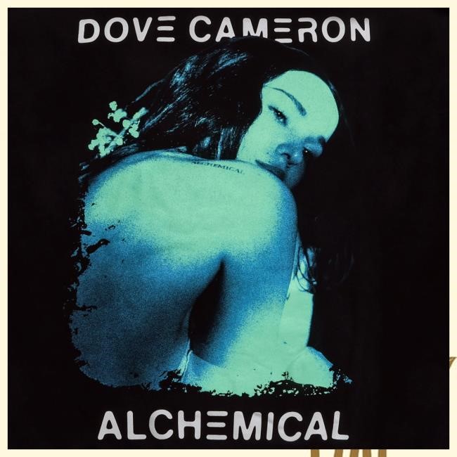 Official Dove Cameron Merch Store Dove Cameron Chrysalis Popover Hoodie - Vintage Black Official Dove Cameron Merch Store Dove Cameron Chrysalis Popover Hoodie - Vintage Black