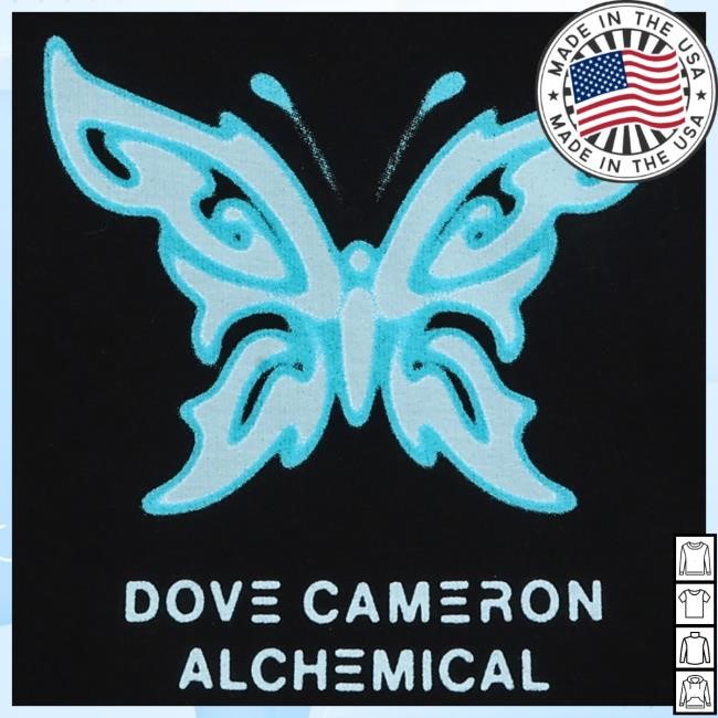 Official Dove Cameron Merch Store Dove Cameron Chrysalis Popover Hoodie - Vintage Black Official Dove Cameron Merch Store Dove Cameron Chrysalis Popover Hoodie - Vintage Black