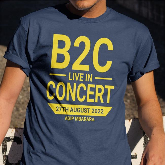 B2c Live In Concert 27 Th August 2022 Agip Mbarara Tee Shirt
