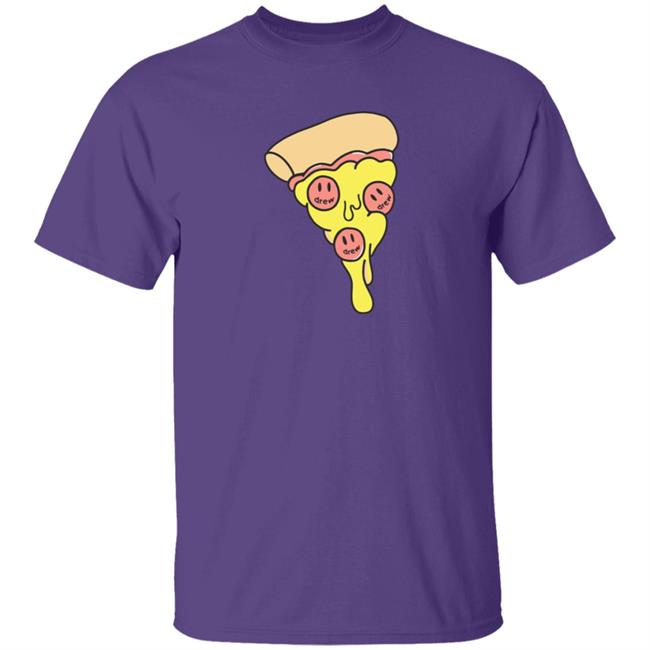 Drew House Merch Pizza Tee Shirt Justin Bieber Crew