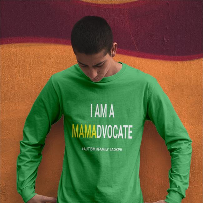 Iama Mamadvocate Autism Family Aokph Shirt