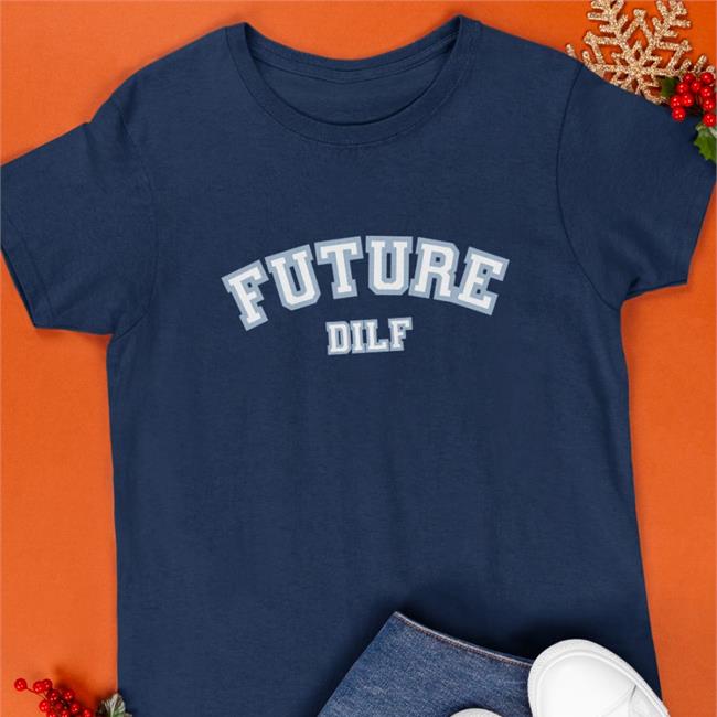 Sadiecrowell Merch Future Dilf Navy Shirts