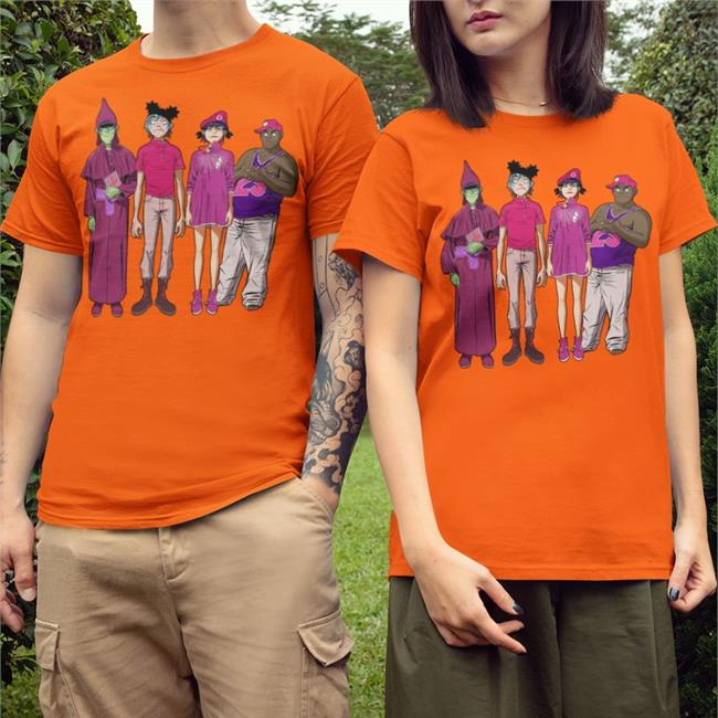 Gorillaz Merch Little Miss Panic Attack From Weed Sweatshirt