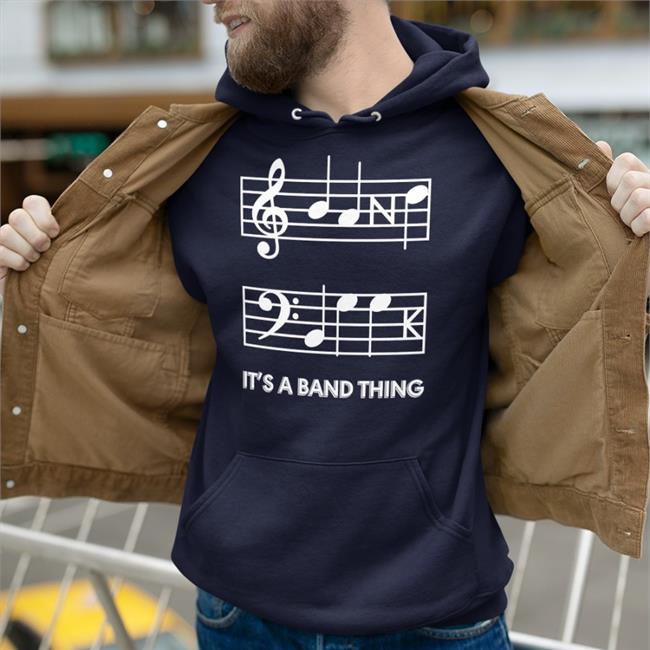 Threat Notation Threatening Music Notation It's A Band Thing Shirt