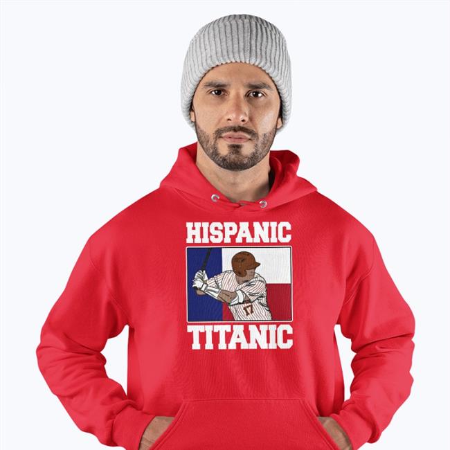 Hispanic Titantic T Shirt Grey