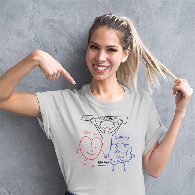 Arsenal Fc Passion Clarity Energy T Shirt