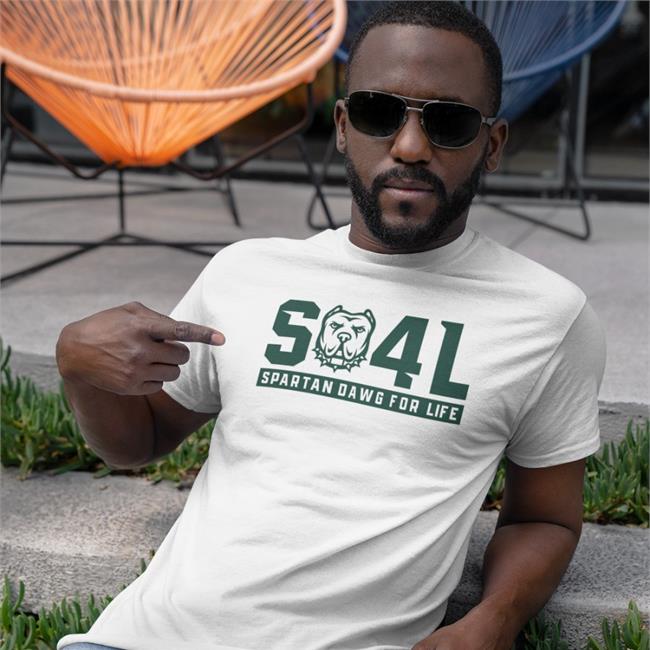 Sd4l Spartan Dawg For Life Hooded Sweatshirt