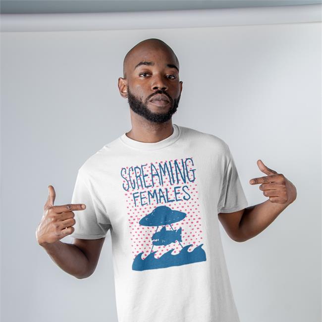 Screaming Females Merch Store Shark UFO Screaming Females T-Shirt