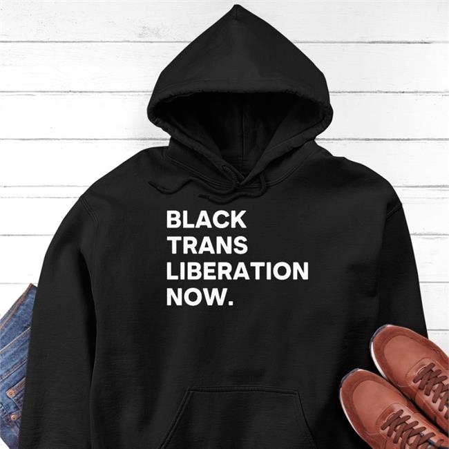 Michael Aw77 Black Trans Liberty Now Long sleeve T Shirt