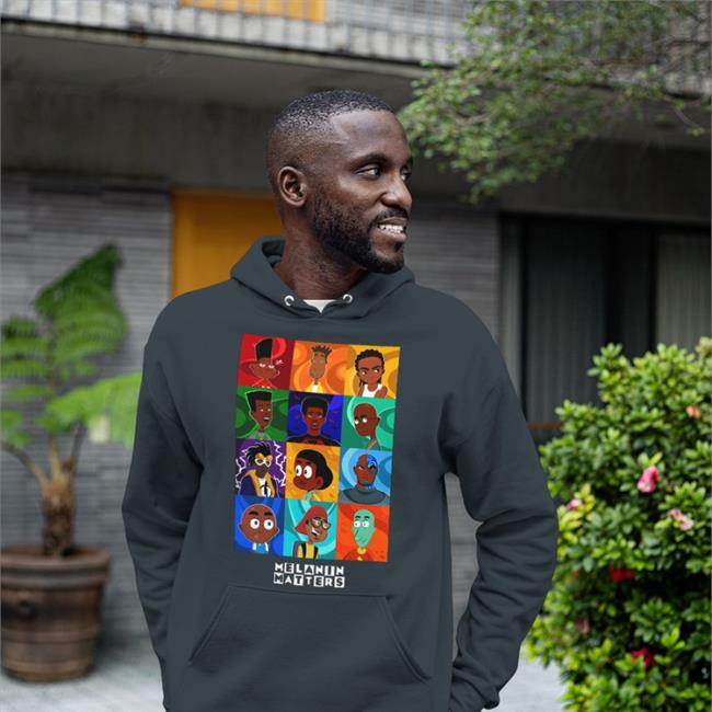 Black Boys In Cartoons Melanin Matters Shirt Black