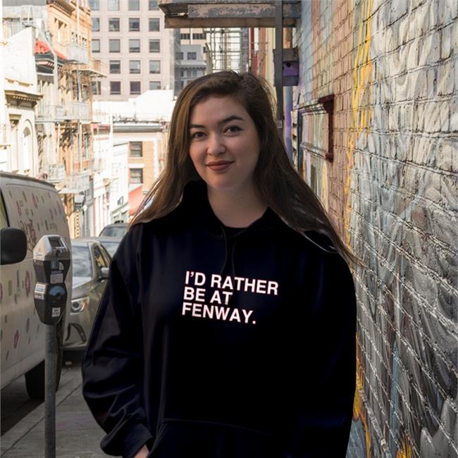 Obvious Shirts I'd Rather Be At Fenway Hoodie
