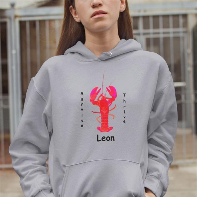 Leon The Lobster Merch Leon Survive Thrive Sweatshirt