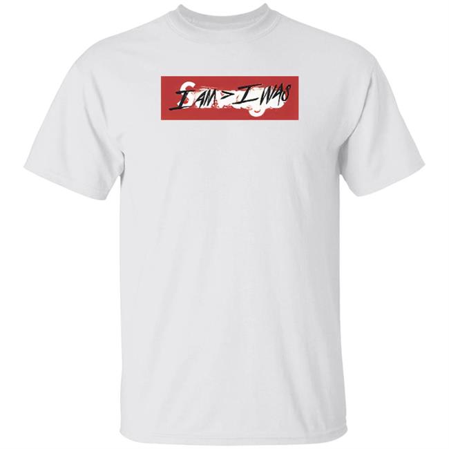 21 Savage Merch Savage I Am > I Was Shirt Strghtup White T-Shirt