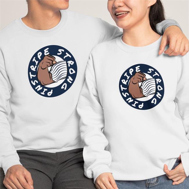 Pinstripe Strong Sweatshirts Joezmcfly